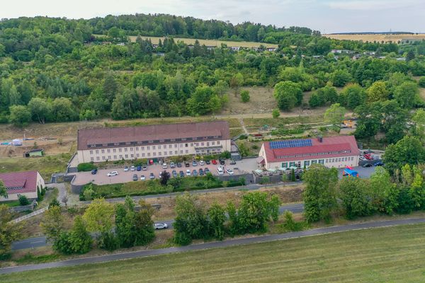 Alte Fliegerschule Eisenach aus der Luft