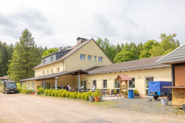 Waldpark Krätzersrasen in Steinbach, Gasthaus von außen